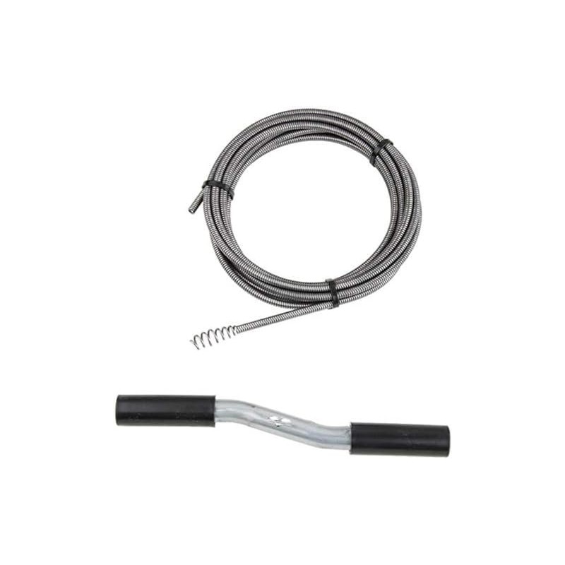 Master Plumber 10150 EF 15-ft Galvanized Steel Drain Auger, 1/4-in