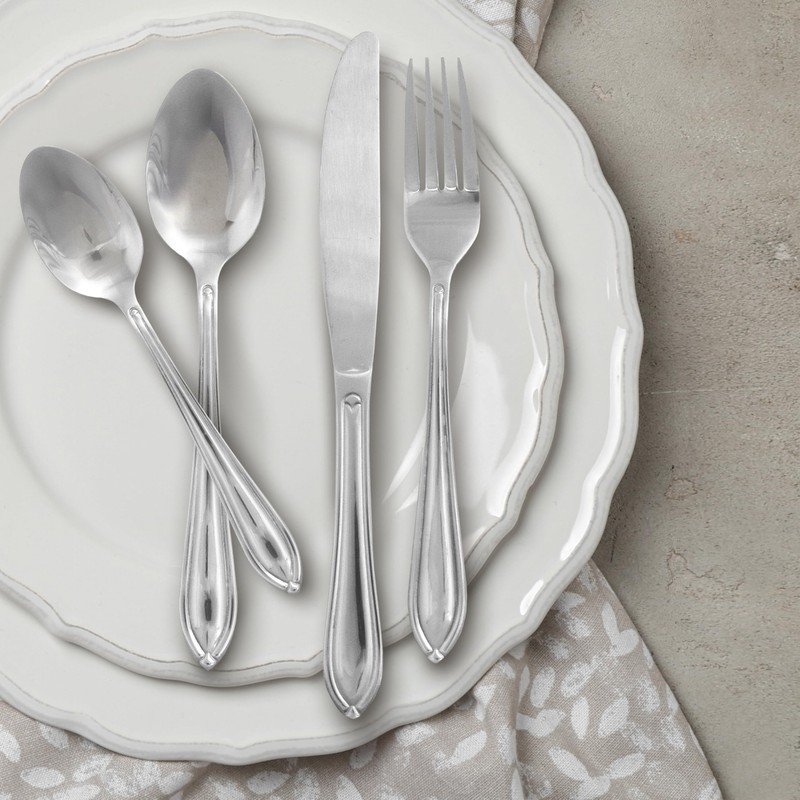 Hampton Forge Ginger 4 Pc Dinner Spoons, 0.35 LB, Metallic