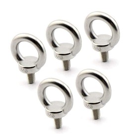 VOANZO Eye Bolt M8 / 0.32 Inch Marine Weight Lift Stainless Steel Male Thread Screws Screws Pack of 5
