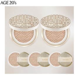 AGE20'S Skin High Cover Cushion Set 5items, Shade:21 Light Beige