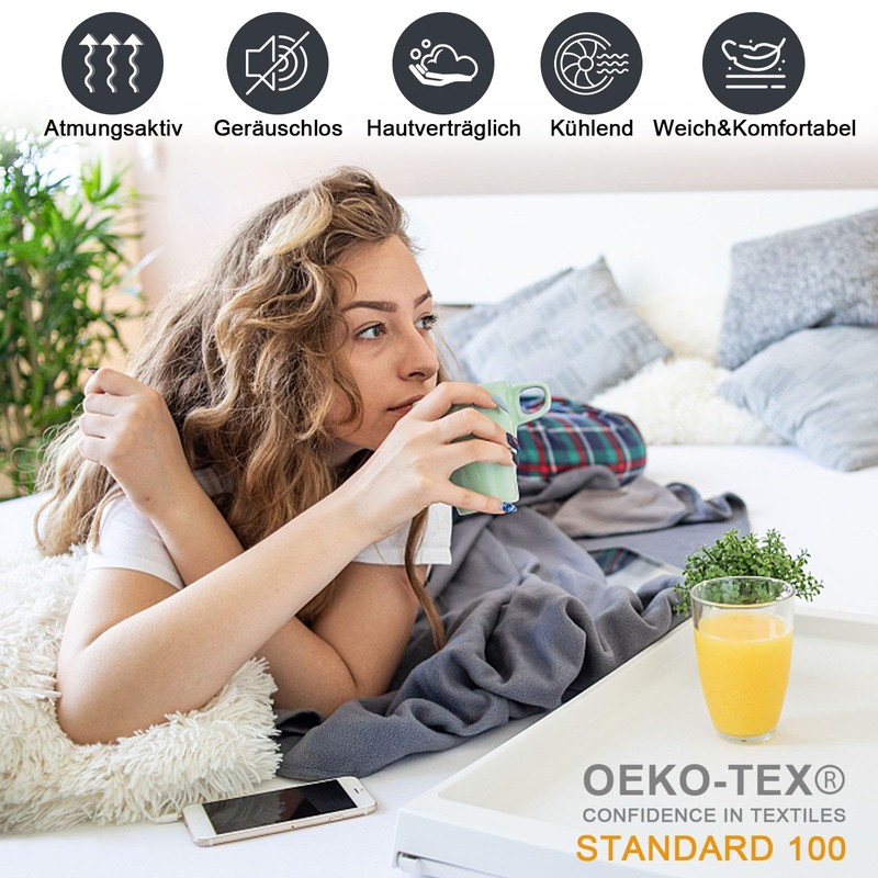 ohano 5D Effect Waterproof Mattress Protector 90 x 200 cm