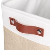 Univivi 15 inch Storage Baskets for Shelves with Handles Hard