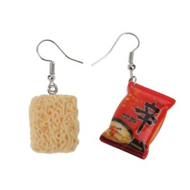 Funny Instant Noodle Earrings,Funny Instant Noodle Chili Simulation Food Drop Earrings Women Fashion Jewelry Hook Artist Painter Jewelry Durable, Women's Earrings, Men's Fashion