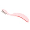 5pcs Curve Handle Lash Comb Stainless Steel Folding Eyelash Teeth