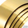 sourcing map Brass Sheet Roll, Metal Foil Plate 1000mm x