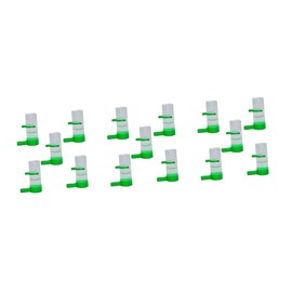 BESPORTBLE 15pcs Automatic Bird Drinker with No- Design Small Water Feeder for Budgies Parrots Cockatiels Easy to Install Cages Walls