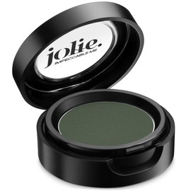 Jolie Cosmetics Powder Pressed Eyeshadows Matte, Metallic, Pearl Shimmer - Cruelty Free, Vegan, Single Pan Eyeshadow 1.48g Earth Tones (Spanish Moss)