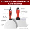 10Pcs Drywall Tool Kit, Stainless Steel Putty Knife Set with