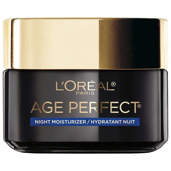 L'Oreal Paris Age Perfect Cell Renewal Anti-Aging, Anti-Wrinkle Night Moisturizer with Antioxidants 1.7 oz