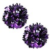 ICObuty Metallic Cheerleader Cheerleading Pom Poms 6 inch 1 Pair