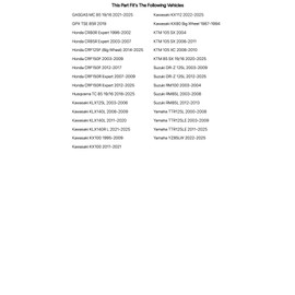 Tusk EMEX T-35® Soft/Intermediate Terrain Tire 90/100x16 For HONDA CRF150R Expert 2007-2009,2012-2024