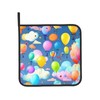 YYHWHJDE Colorful Balloons Prints Quality Oven Mitts and Pot Holders