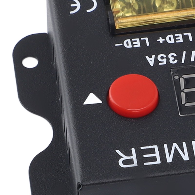 LED Light Strip Dimmer DC 5‑24V 35A PWM Dimming Controller