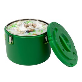 Insulated Soup Container, 30L/7.97Gal Commercial Food Warmer for Hot or Cold Food, Hot Box for Catering, Food Container with 4 Buckles, Portable Soup Carrier