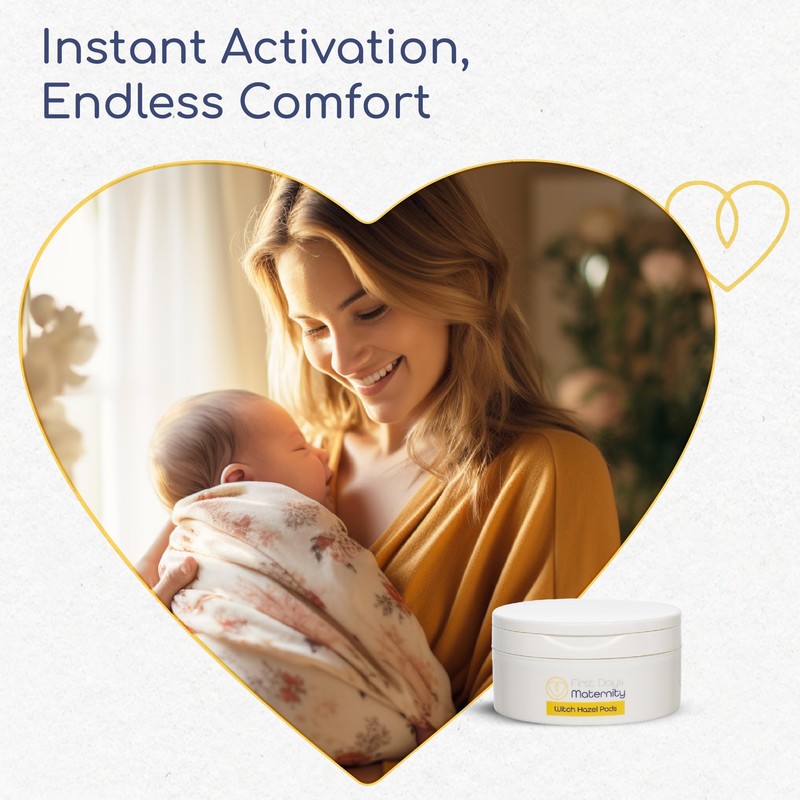 First Days Maternity Postpartum Accessories Witch Hazel Pads - Witch