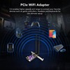 WiFi6 AX1800 PCIe WiFi Adapter Bluetooth 5.2 WPA3 802.11AX Dual