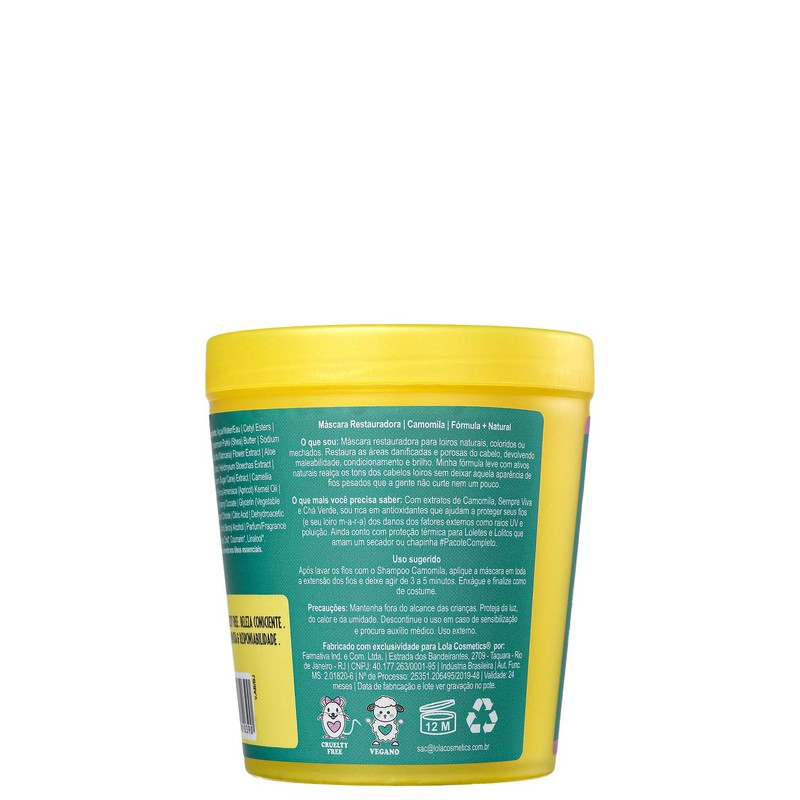 LOLA COSMETICS Camomila Mask, 230 g, Unique, Standard