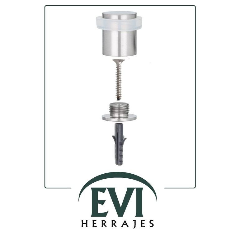 Door Stop I-181 Series (Stainless Steel - White Rubber, 0,79x0,99)