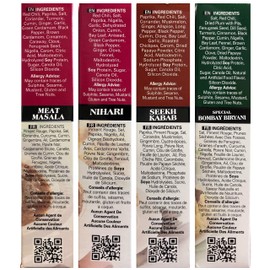 Shan - Spice Combo #2 (Bombay Biryani, Meat Masala, Nihari, Tikka Seekh Kabab)