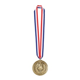 Beistle Gold Medal with Ribbon, 30-Inch with 4-Inch Medal