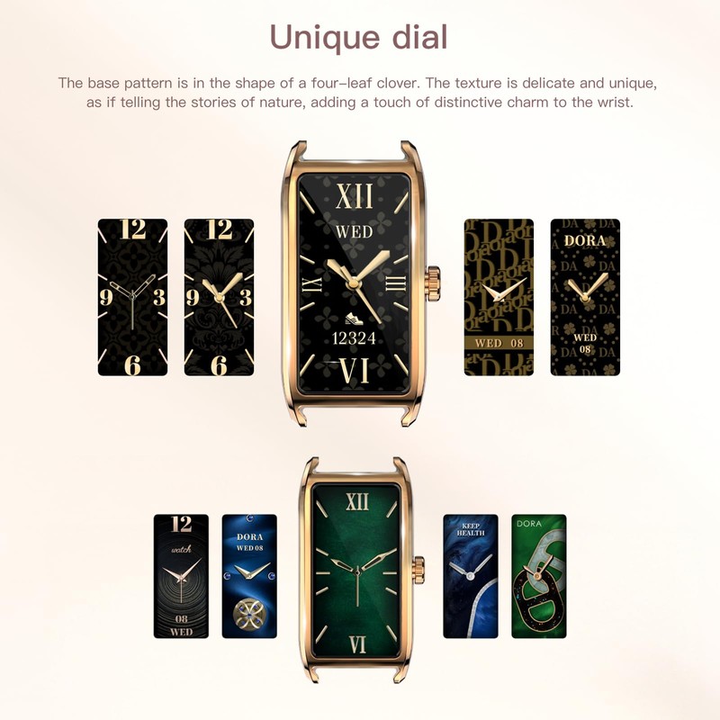 Elegant Smart Watch for Women Fitness Tracker with Step Counter