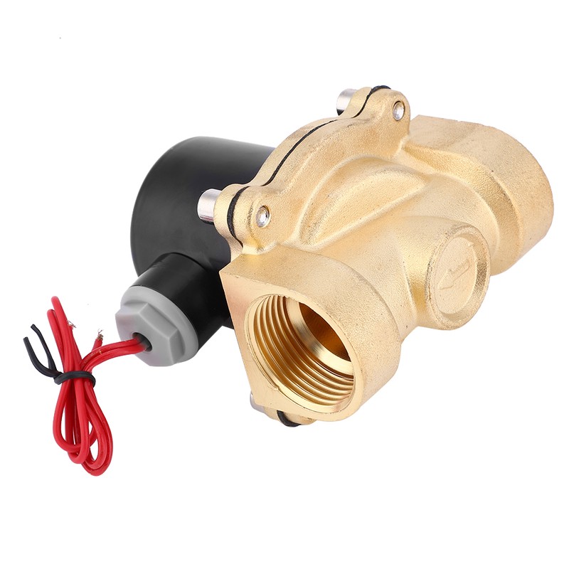 Normally Closed Solenoid Valve Brass for Air Water Oil 1in