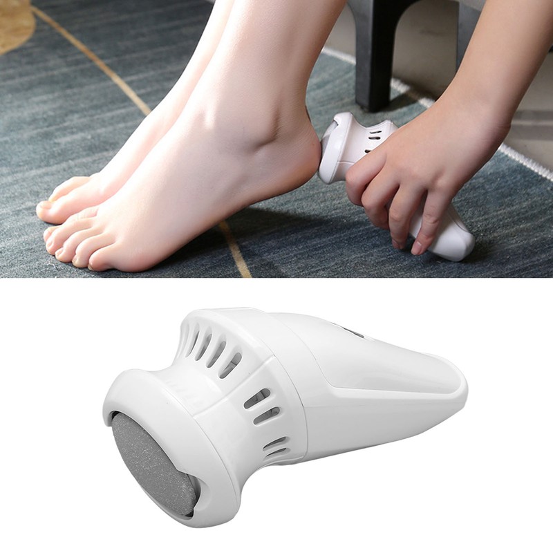Electric Foot Callus Remover Massaging 2 Gears Portable Detachable Rechargeable