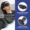 2 Pack 3D Memory Foam Eye Mask for Sleeping, Zero