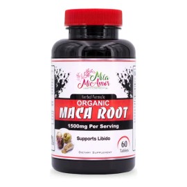 Milamiamor Raíz De Maca Orgánica 1500mg 60cps Sfn
