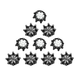 QIBZI Golf Spikes Golf Shoe Spikes Golf Shoe Cleats with Cleat Wrench Easy Installation (Pack of 10)