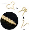 Swpeet 213Pcs 3 Kinds Metal Hooks Kit, Including Screw Eyes,