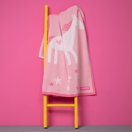 Cosatto - Baby Blankets - Toddler & Newborn Essentials 100% Combed Cotton Blanket - Cosy Throw Blanket For Kids - Perfect Bedding - Unicornland