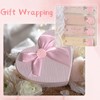 60 Pcs Wax Seal Stickers, Blush Pink, 4 Heart Styles