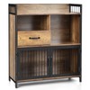 Giantex Buffet Cabinet with Storage, Kitchen Sideboard, 2 Door Storage