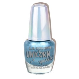 L.A. COLORS Unicorn Sparkle Nail Polish, Flurry Shine CNL82