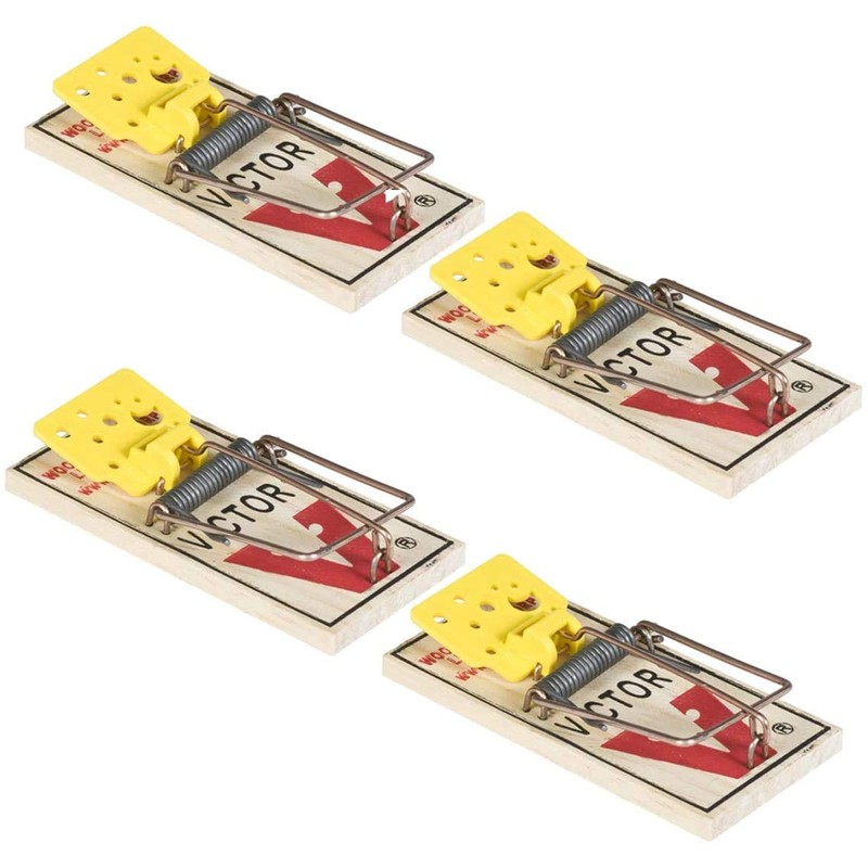 Victor M032 Easy Set Mouse Traps 4 Count