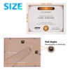 Egofine 8.5x11 Picture Frames Set of 4, Made of Solid