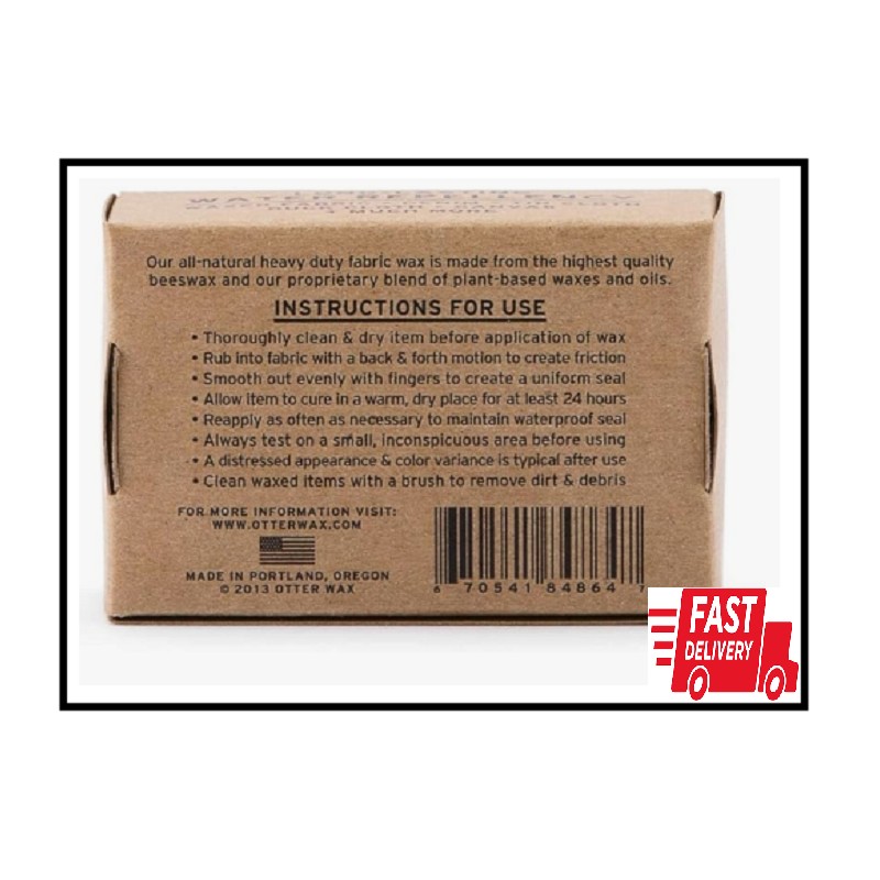 OtterWax Otter Wax Fabric Wax Bar | Regular Bar |