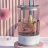 Limpiador Automatico Pinceles Brochas Maquillaje Electrico Color Blanco