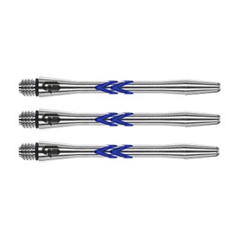 RED DRAGON Gerwyn Price Iceman V-Groove Aluminium Medium Blue Shafts (Stems)
