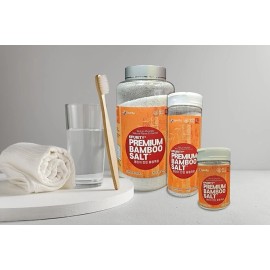 KPURITY 3X Roasted Bamboo Salt Powder 1Kg Healthy Table Salt High Alkaline