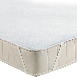 Erwin Müller Mattress Topper Waterproof / Boil-Proof Terry Cloth Size 90 x 190 cm