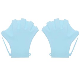 TATACLEA Adjustable Silicone Swim Paddles Gloves,Swim Gloves,Swimming and Snorkeling Hand Fins,Unisex,Anti-Cut,Training and Rafting,Multiple Colors Available,L is Suitable for Adults