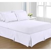 Sapphire Collection PLAIN DYED POLY COTTON PLEATED PLATFORM BASE VALANCE