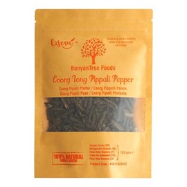BanyanTree Foods Coorg Long Pepper | Pippali Pepper | Pipali Pepper 100g ~ All Natural, Indian Origin