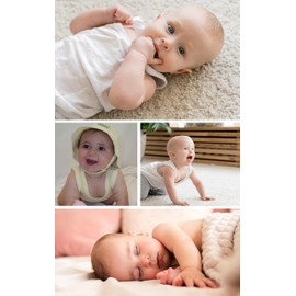 Baby Tank Tops Boys, Girls, Unisex Sleeveless 100% Cotton Shirts for 0-24 Months(Medium, Neutral/White/6-Pack/For Unisex)