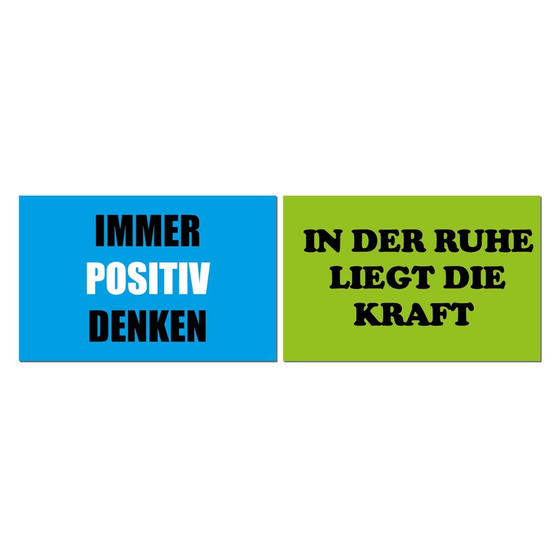 Smileyboard - Motivational Cards Magnet Set - 10 Magnets for
