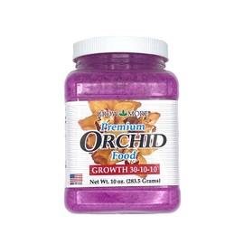 Grow More Premium Growth Formula 30-10-10 Orchid Food Fertilizer - 10oz Water Soluble, High Nitrogen Orchid Fertilizer for Robust Growth & Vibrant Blooms