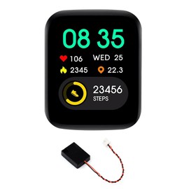 ESP32-C6 Touchscreen Dev Board with LCD, WiFi-6 BLE-Zigbee, 1.69 Inch 240 × 280 IPS Display, RISC-V Dual-Core CPU, AI Voice & Motion Sensor, ESP32 with Display for Embedded IoT