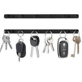 Mkono 1 Pack Key Holder for Wall Metal Key Hooks to Hanging Hat Towel Wall Mount Key Rack Organizer Storage Keychain for Entryway Hallway Door Bathroom Living Room Office Dorm Kitchen